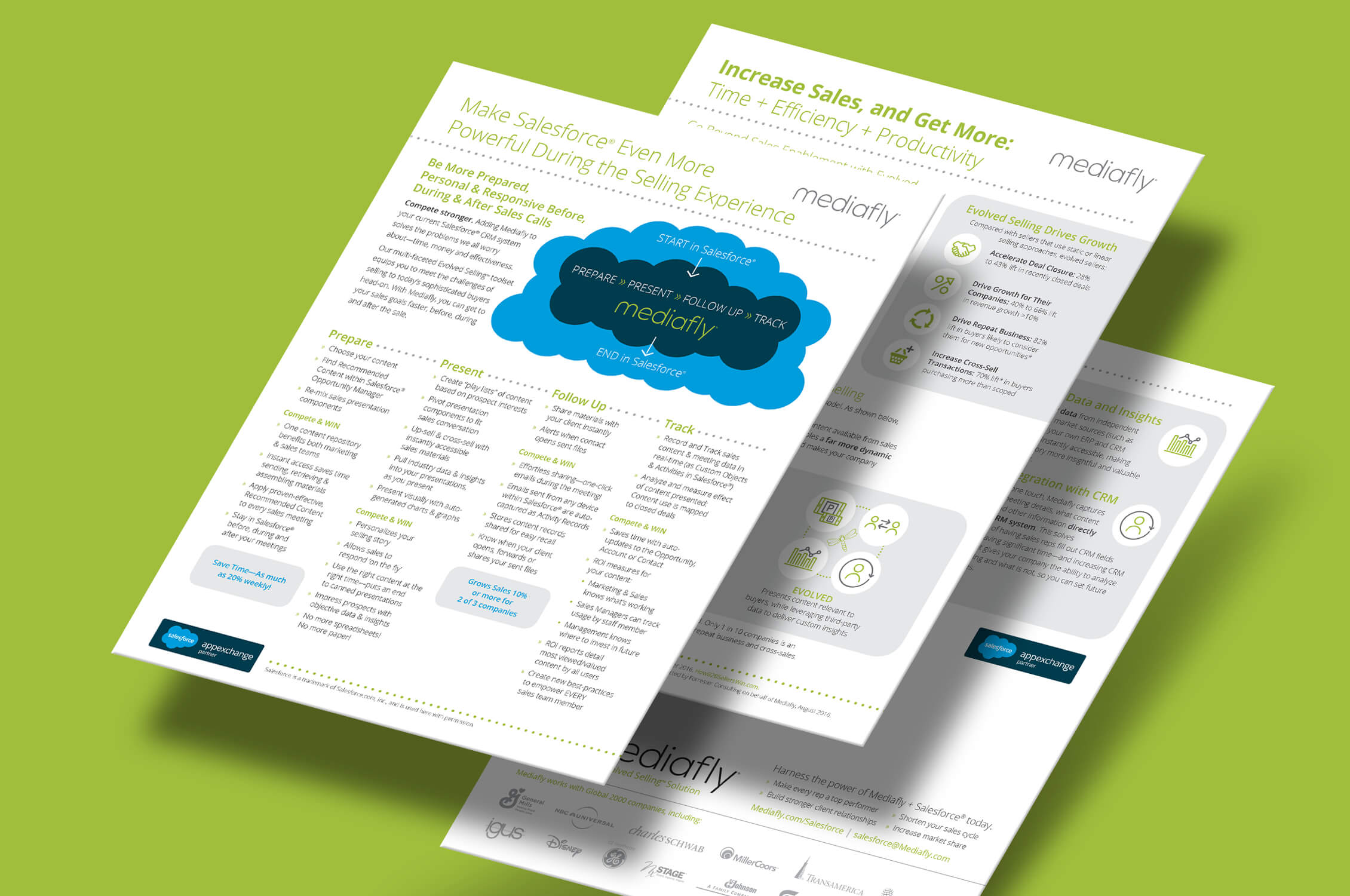 Mediafly Dreamforce 2017 one pagers image 01