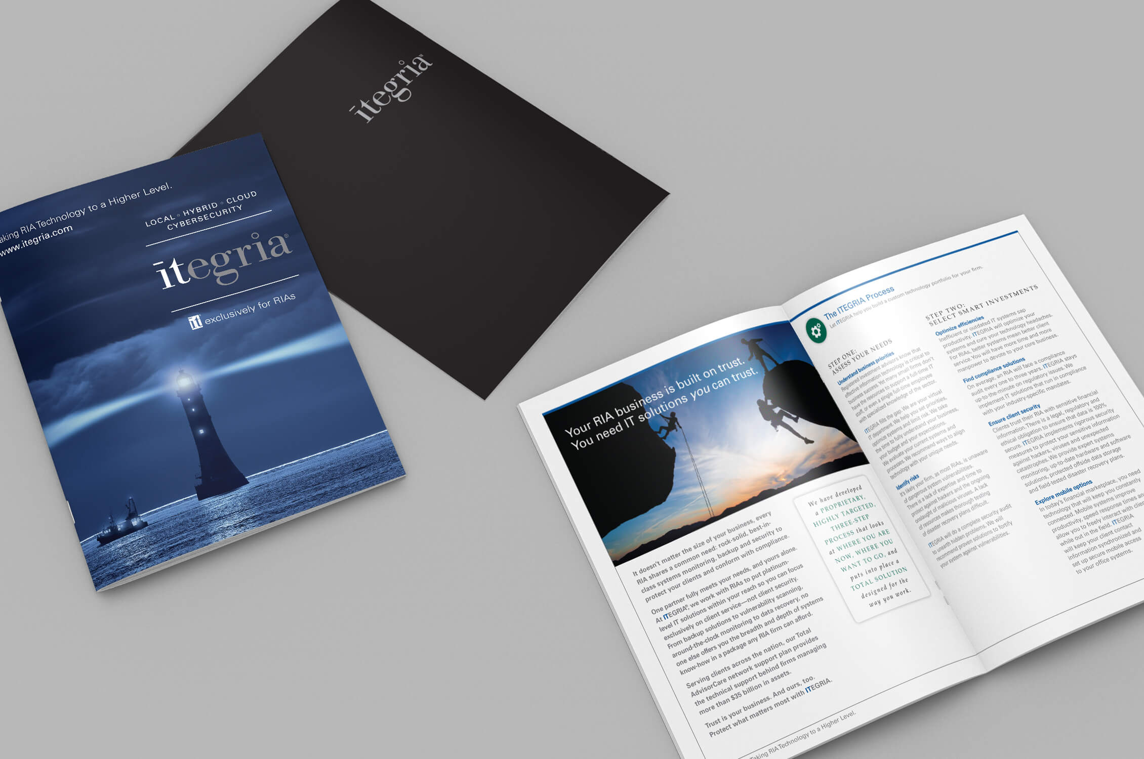 Itegria capabilities brochure and folder image