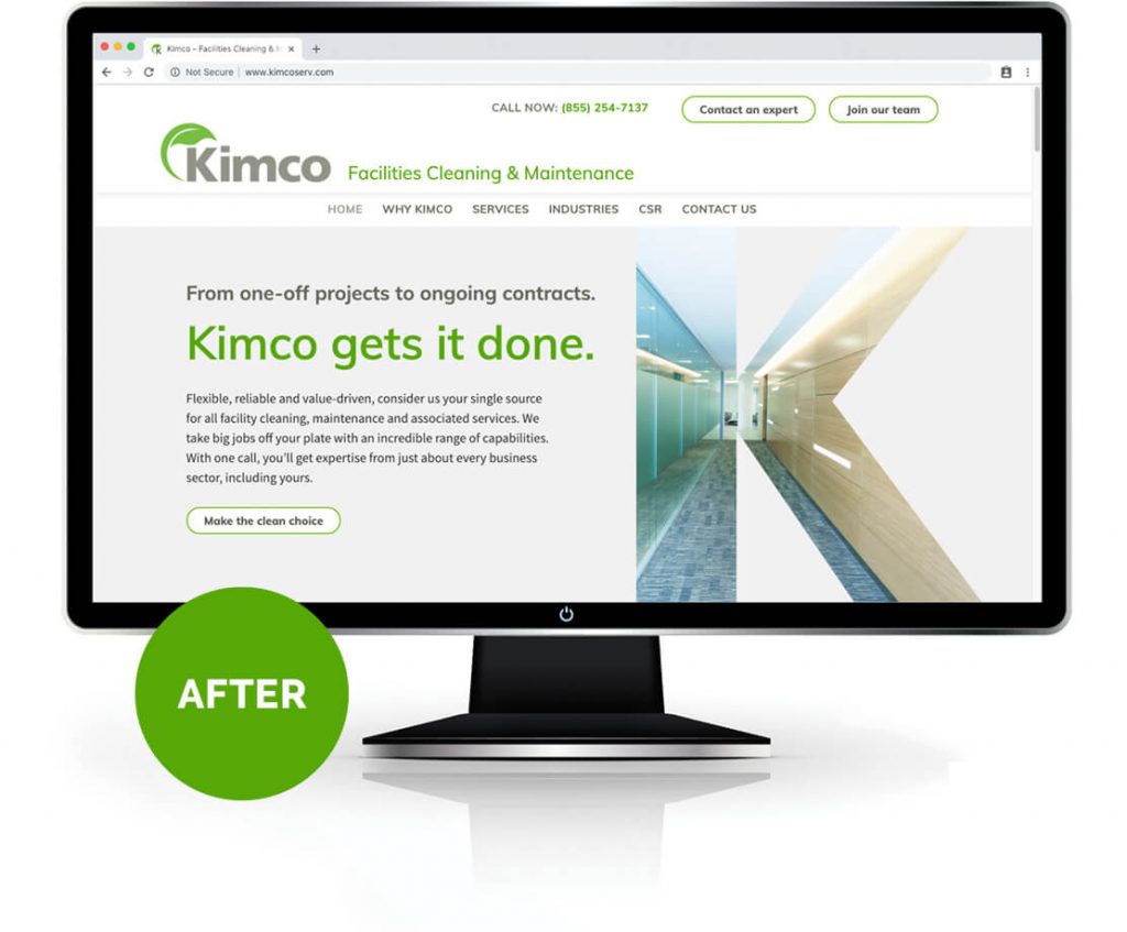 Kimco Services Website Redesign And Brand Revitalization Kimco Services Website Redesign And Brand Revitalization