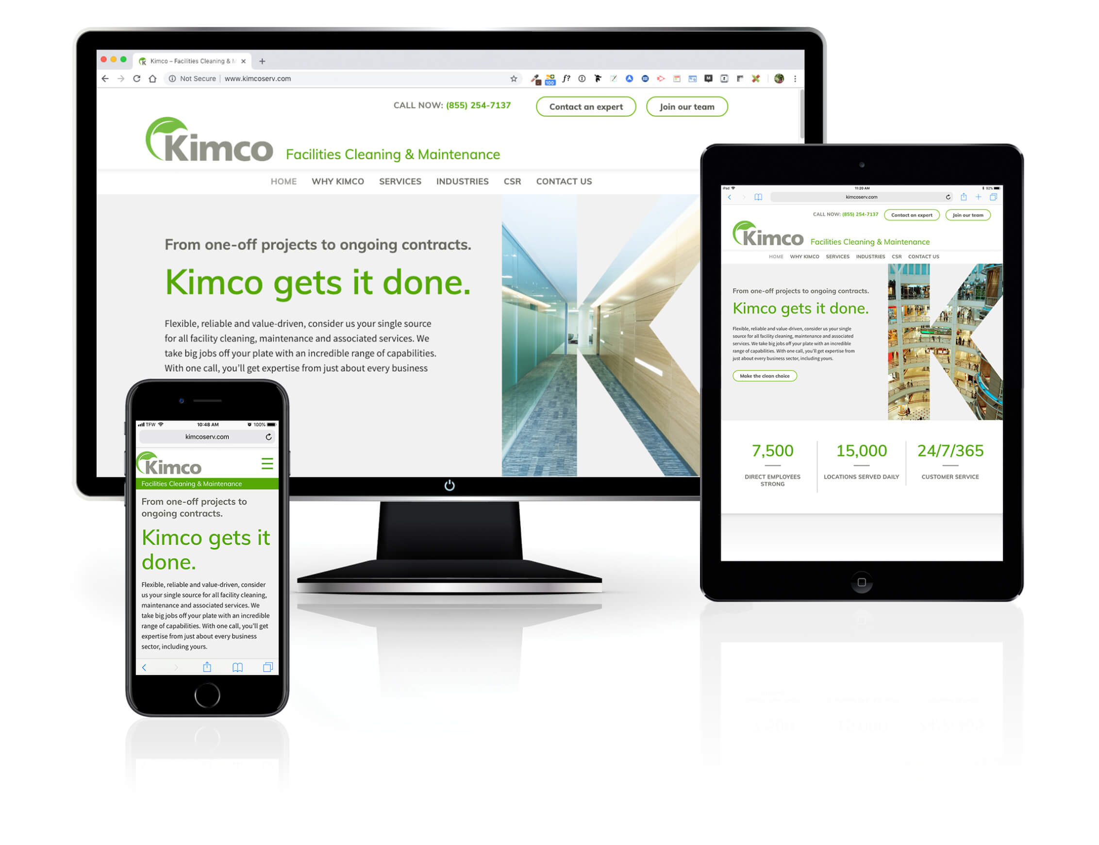 dtd kimco website responsive devices